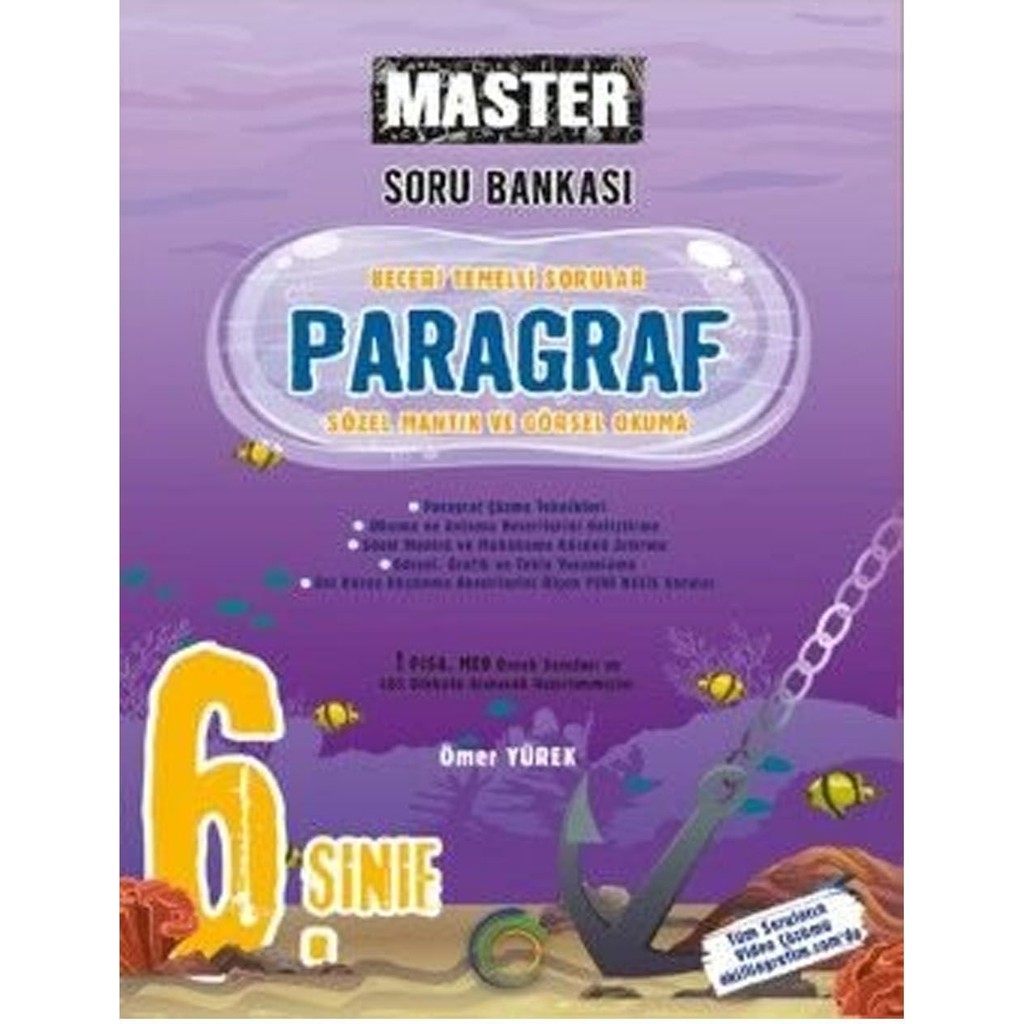 Okyanus Yayınları 6. Sınıf Paragraf Master Soru Bankası Kaynak Kitapları Fiyatı