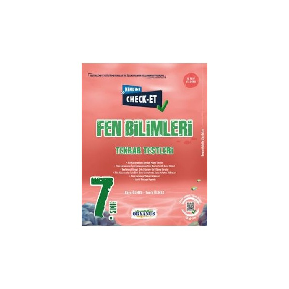 Okyanus Yayınları 7. Sınıf Kendini Check - Et Fen Bilimleri Tekrar Testleri (Ciltli) Kaynak Kitapları Fiyatı
