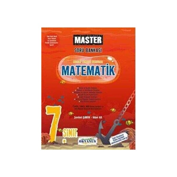 Okyanus Yayınları 7. Sınıf Matematik Master Soru Bankası Yardımcı Kitaplar Fiyatı