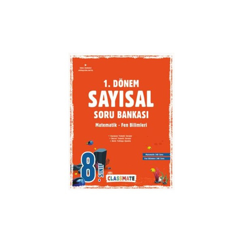 Okyanus Yayınları 8. Sınıf Classmate 1. Dönem Sayısal Soru Bankası Eğitim Setleri Fiyatı