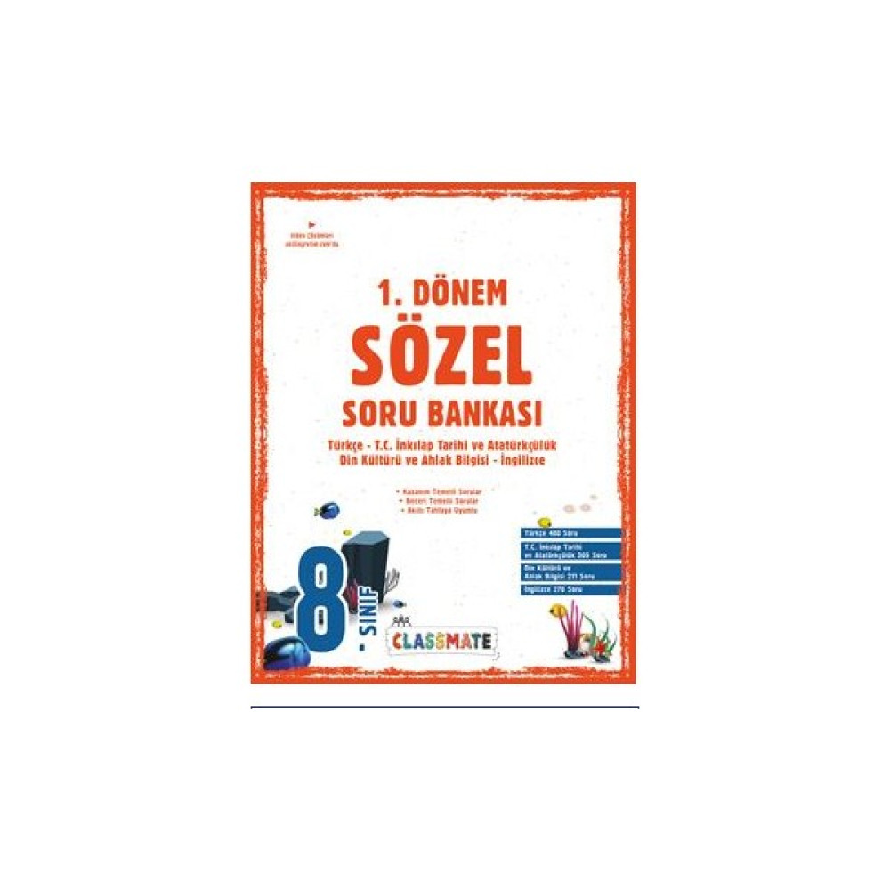 Okyanus Yayınları 8. Sınıf Classmate 1. Dönem Sözel Soru Bankası Eğitim Setleri Fiyatı