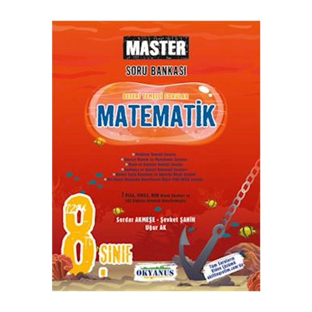 Okyanus Yayınları 8. Sınıf Lgs Master Matematik Soru Bankası Yardımcı Kitaplar Fiyatı