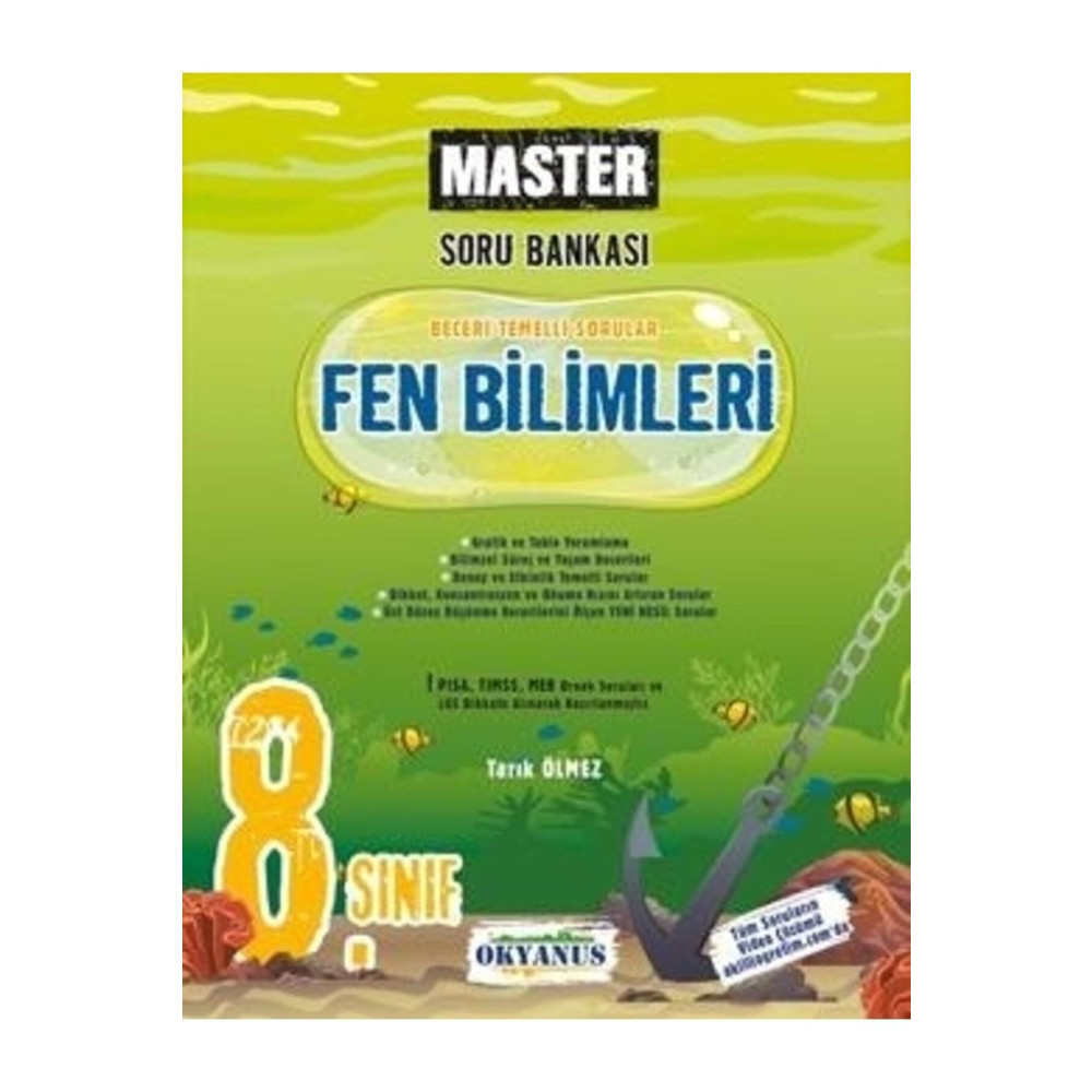 Okyanus Yayınları 8 Sınıf Master Fen Bilimleri Soru Bankası Yardımcı Kitaplar Fiyatı