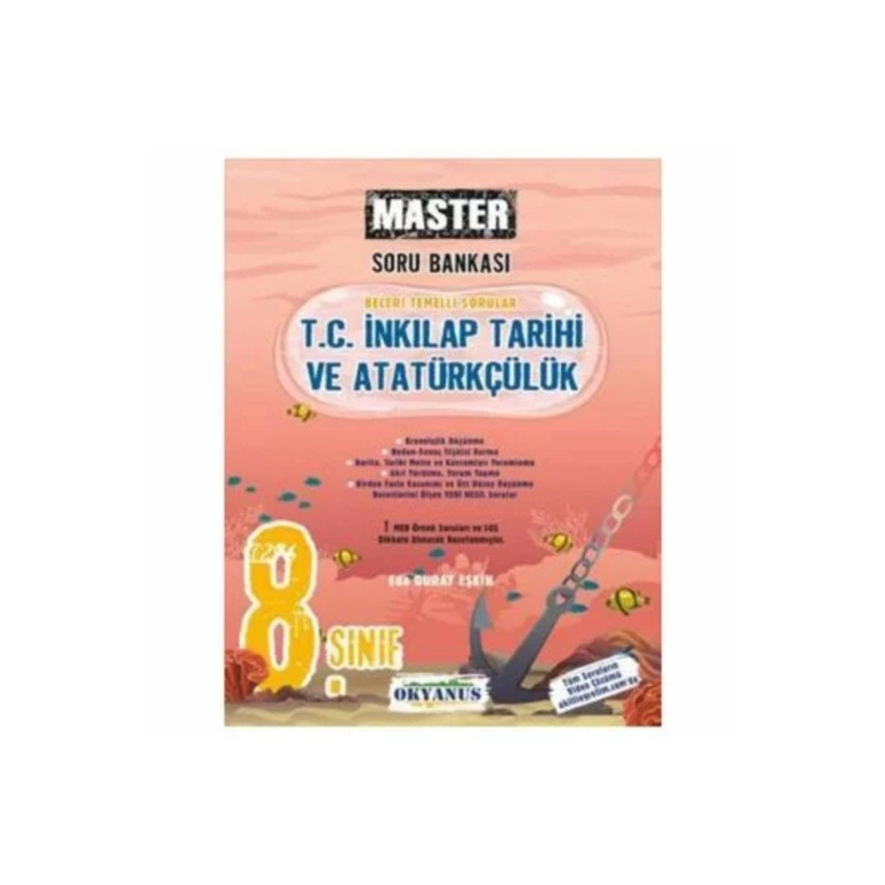 Okyanus Yayınları 8. Sınıf Master T.c.İnkılap Tarihi ve Atatürkçülük Soru Bankası Yardımcı Kitaplar Fiyatı