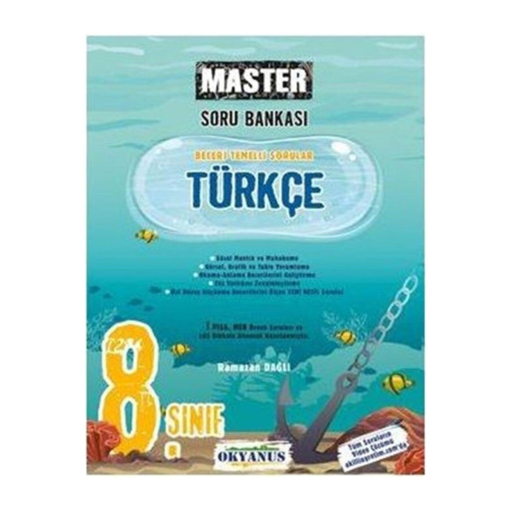 Okyanus Yayınları 8. Sınıf Master Türkçe Soru Bankası Yeni Yardımcı Kitaplar Fiyatı