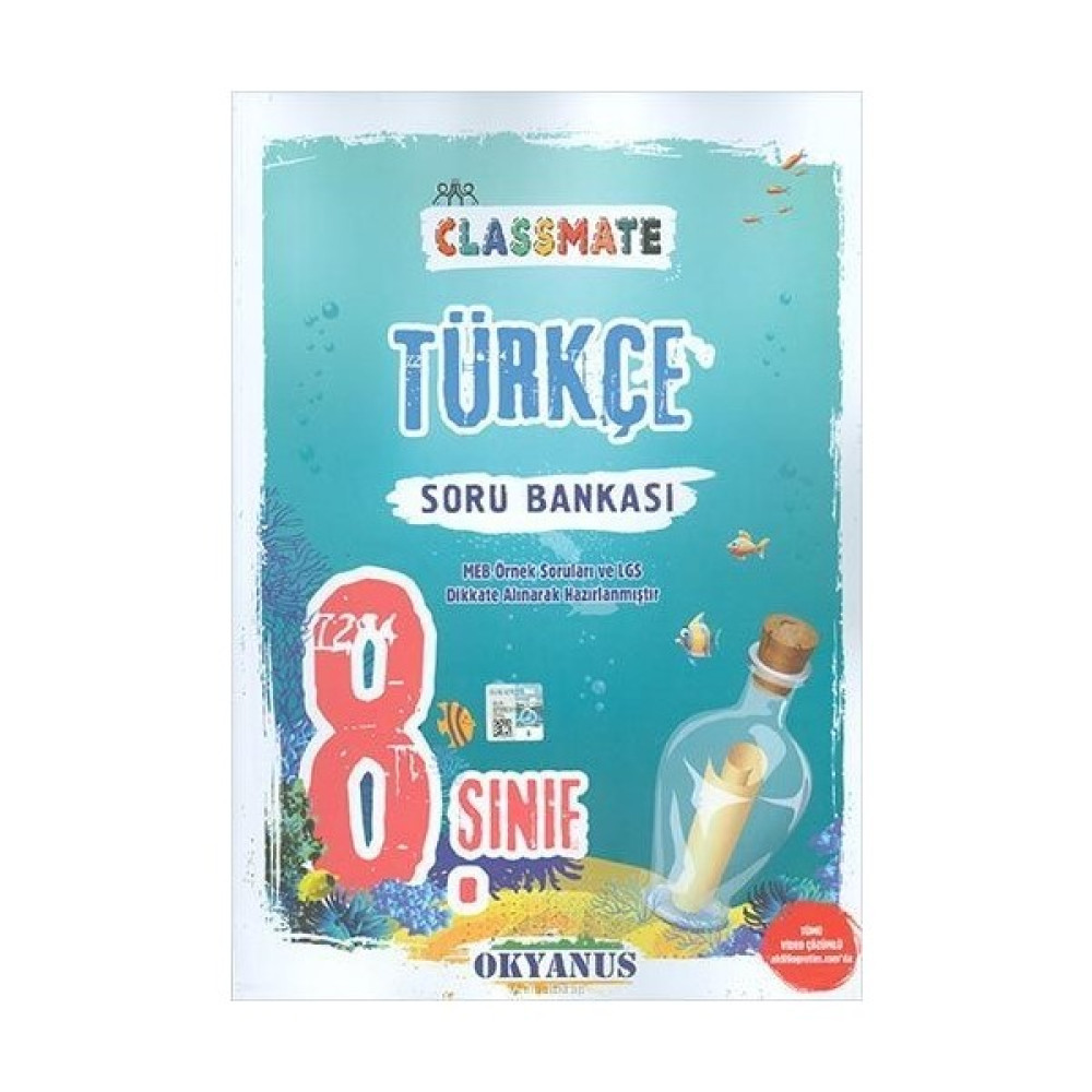 Okyanus Yayınları 8.Sınıf Classmate Türkçe Soru Bankası Kaynak Kitapları Fiyatı