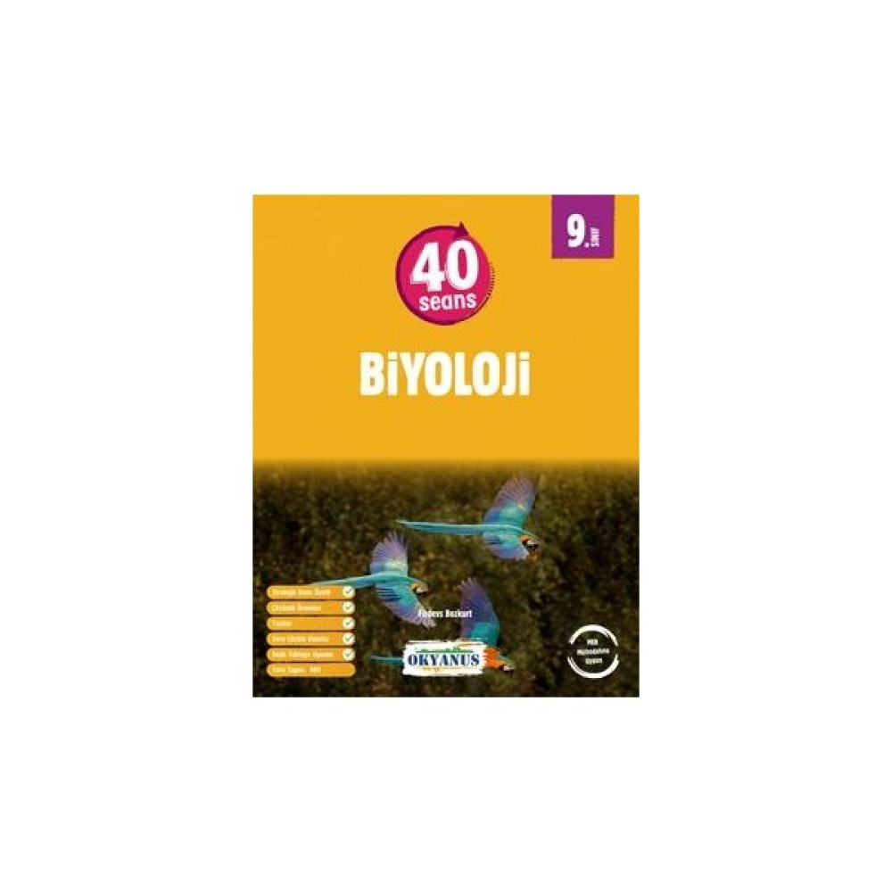 Okyanus Yayınları 9. Sınıf 40 Seans Biyoloji Tüm Dersler Fiyatı