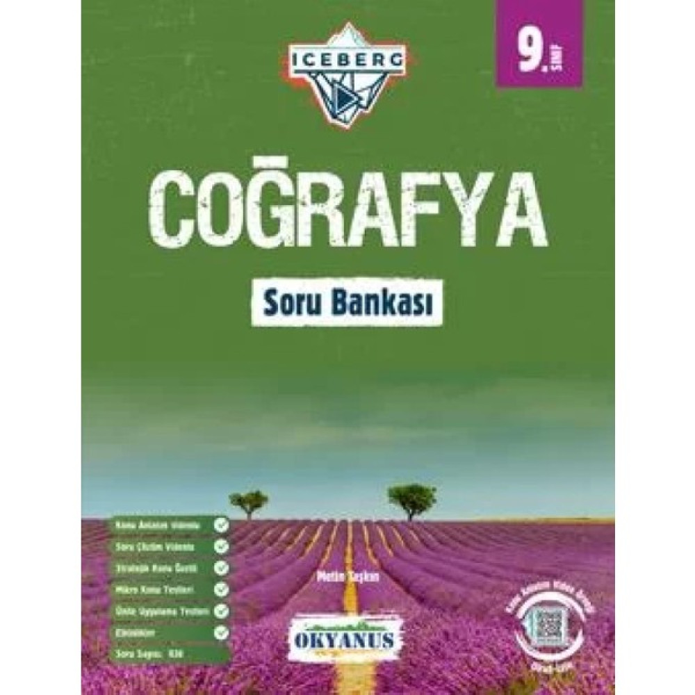Okyanus Yayınları 9. Sınıf Iceberg Coğrafya Soru Bankası Coğrafya Fiyatı
