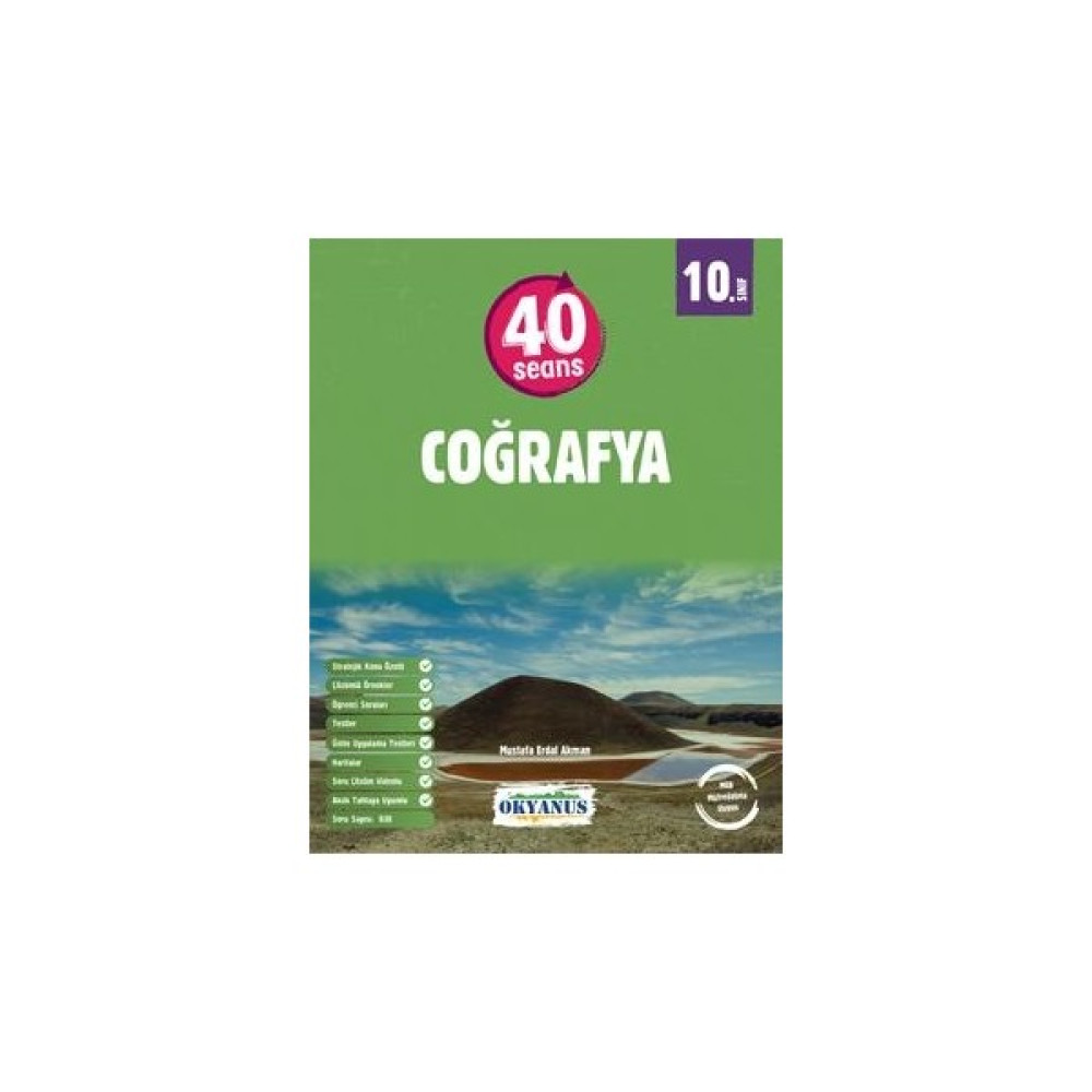 Okyanus Yayınları Okyanus 10.sınıf 40 Seans Coğrafya Kaynak Kitapları Fiyatı