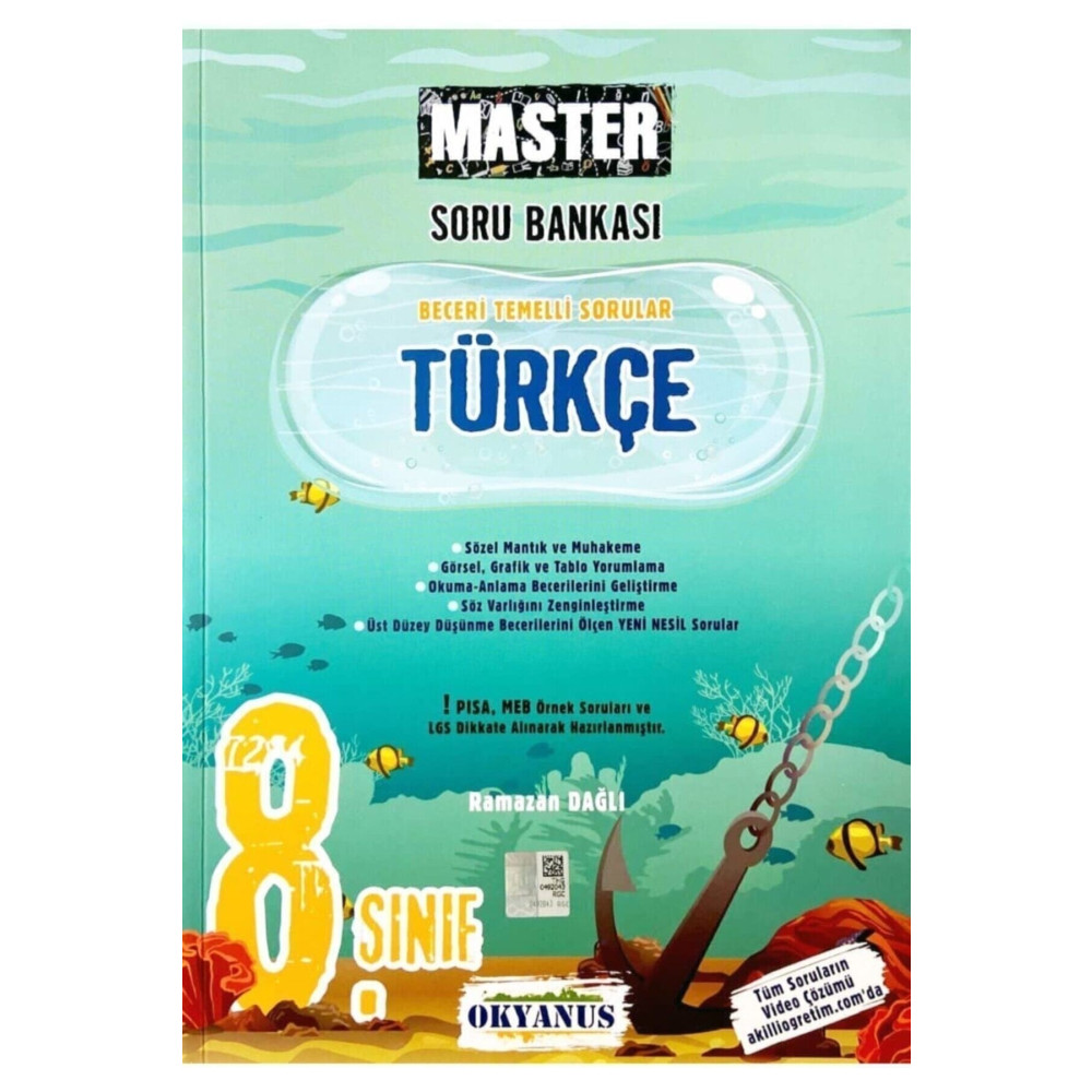 Okyanus Yayınları Okyanus 8. Sınıf Master Türkçe Soru Bankası Ders Sınav Kitapları Fiyatı