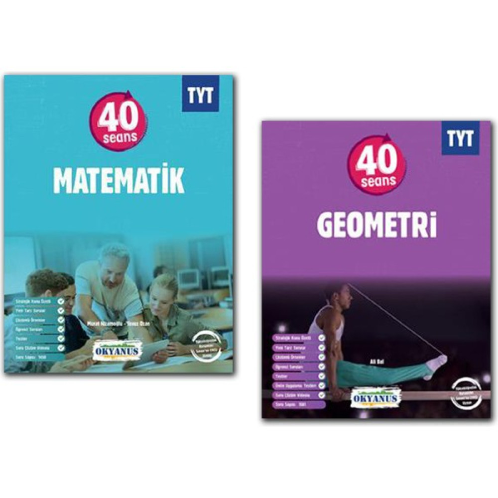 Okyanus Yayınları Okyanus Tyt 40 Seans Matematik Geometri Set 2 Kitap 2022 Temel Yeterlilik Testi (TYT) Fiyatı