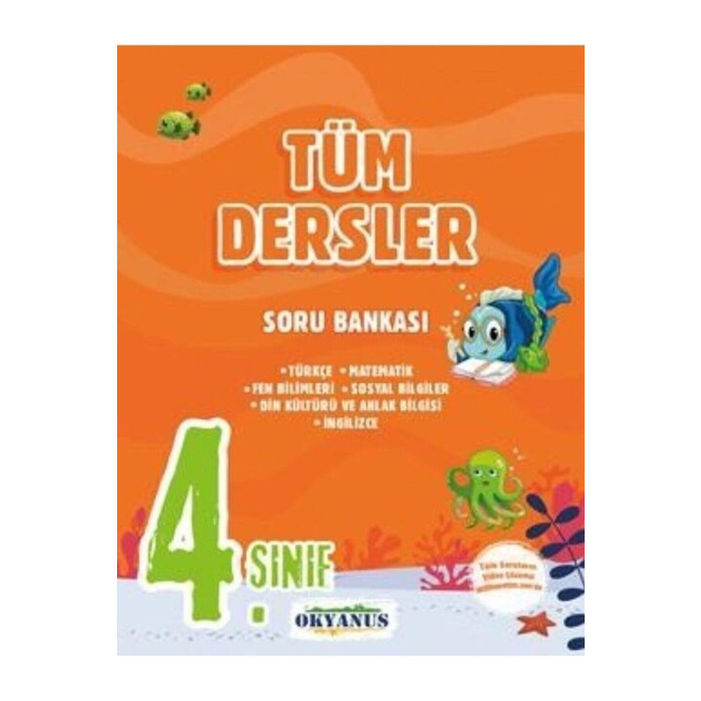 Okyanus Yayınları Tüm Dersler 4 Soru Yardımcı Kitaplar Fiyatı