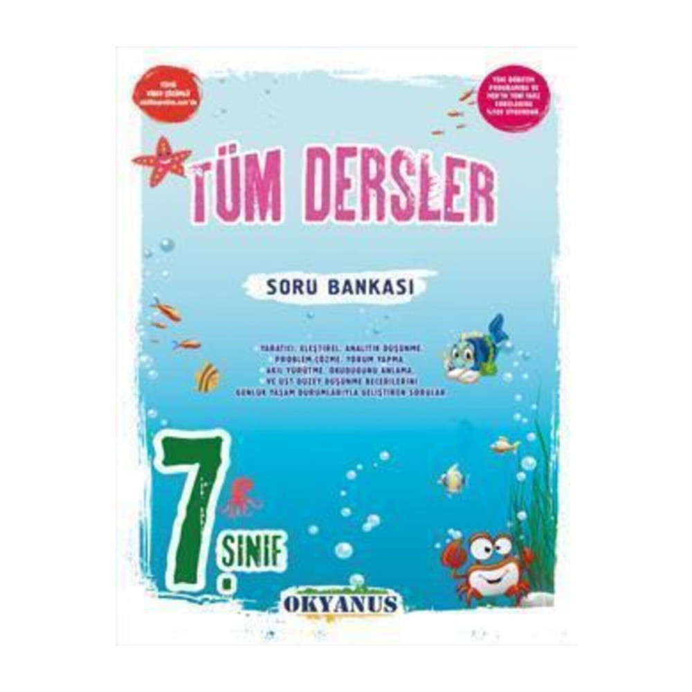 Okyanus Yayınları Tüm Dersler 7 Soru Yardımcı Kitaplar Fiyatı
