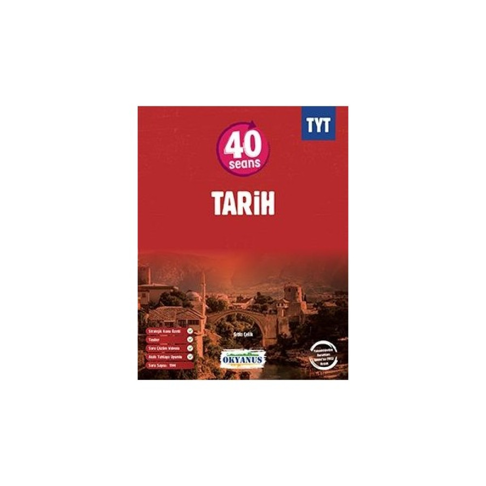 Okyanus Yayınları Tyt 40 Seans Tarih Soru Bankası Temel Yeterlilik Testi (TYT) Fiyatı