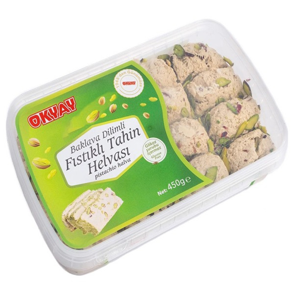 Okyay Baklava Dilimli Fıstıklı Helva 450 gr Diğer Fiyatı