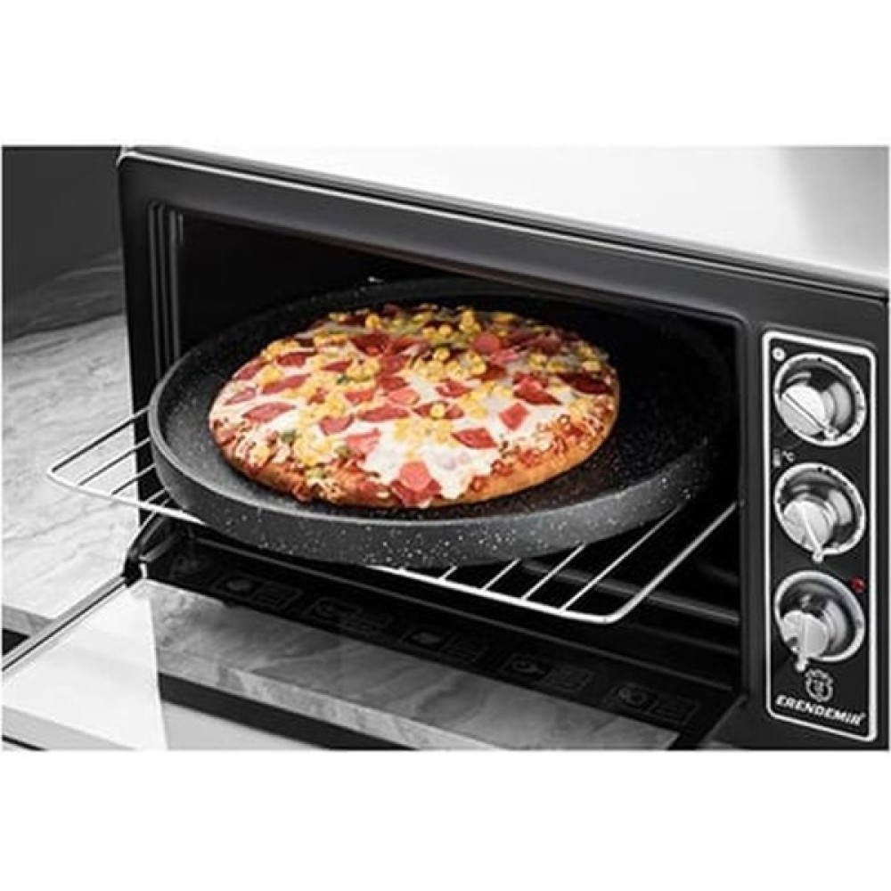 Okyay Home Erendemir Erato Granit Gözleme Steak Et Izgara Döküm Çift Taraflı Tava 36 cm 185 - Siyah Tavalar Fiyatı