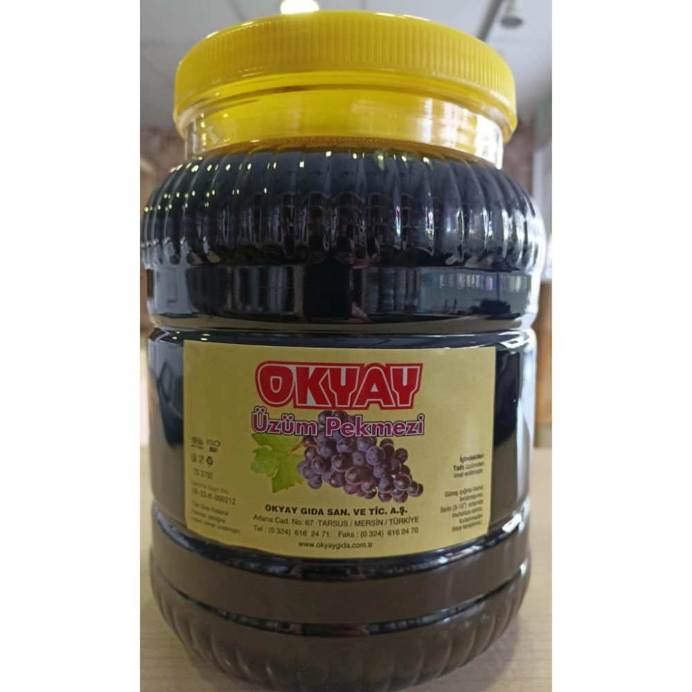 Okyay Üzüm Pekmezi 2 kg - 1,95 kg Tahin Pekmez ve Helva Fiyatı