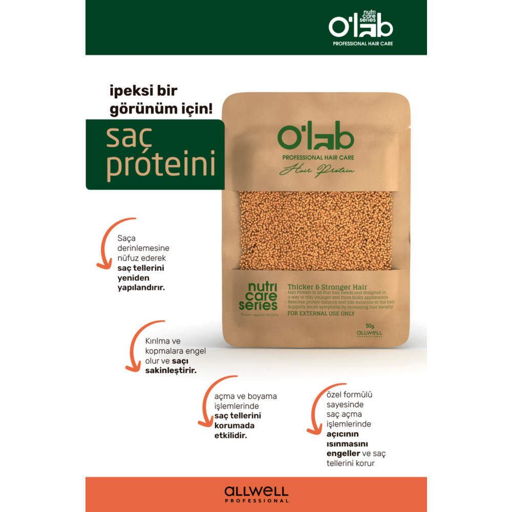 Olab Hair Care Olab Hair Care New Protein/ Saç Bakım Proteini Saç Bakım Maskeleri & Serumlar & Spreyler Fiyatı
