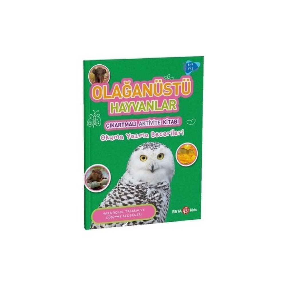 Olağanüstü Hayvanlar - Çıkartmalı Aktivite Kitabı Zihinsel Gelişim Kitapları Fiyatı