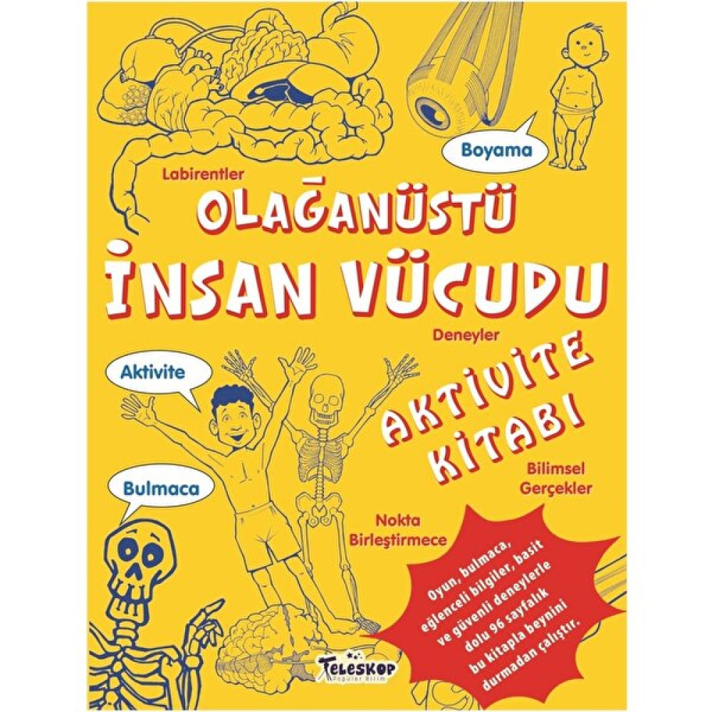 Olağanüstü İnsan Vücudu Aktivite Kitabı - Victoria England Bilim & Teknik Fiyatı