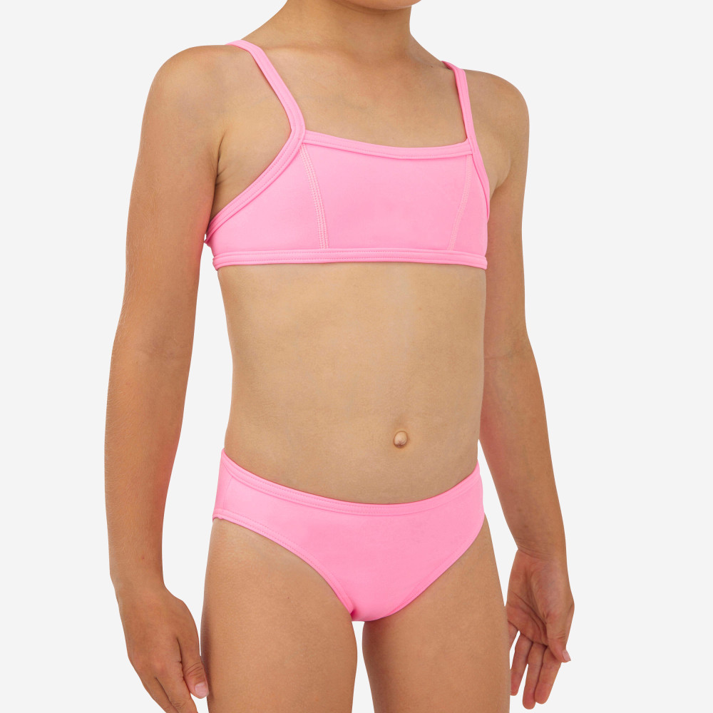 Olaian Çocuk Bikini - Pembe - Bali 100 Bikini Fiyatı