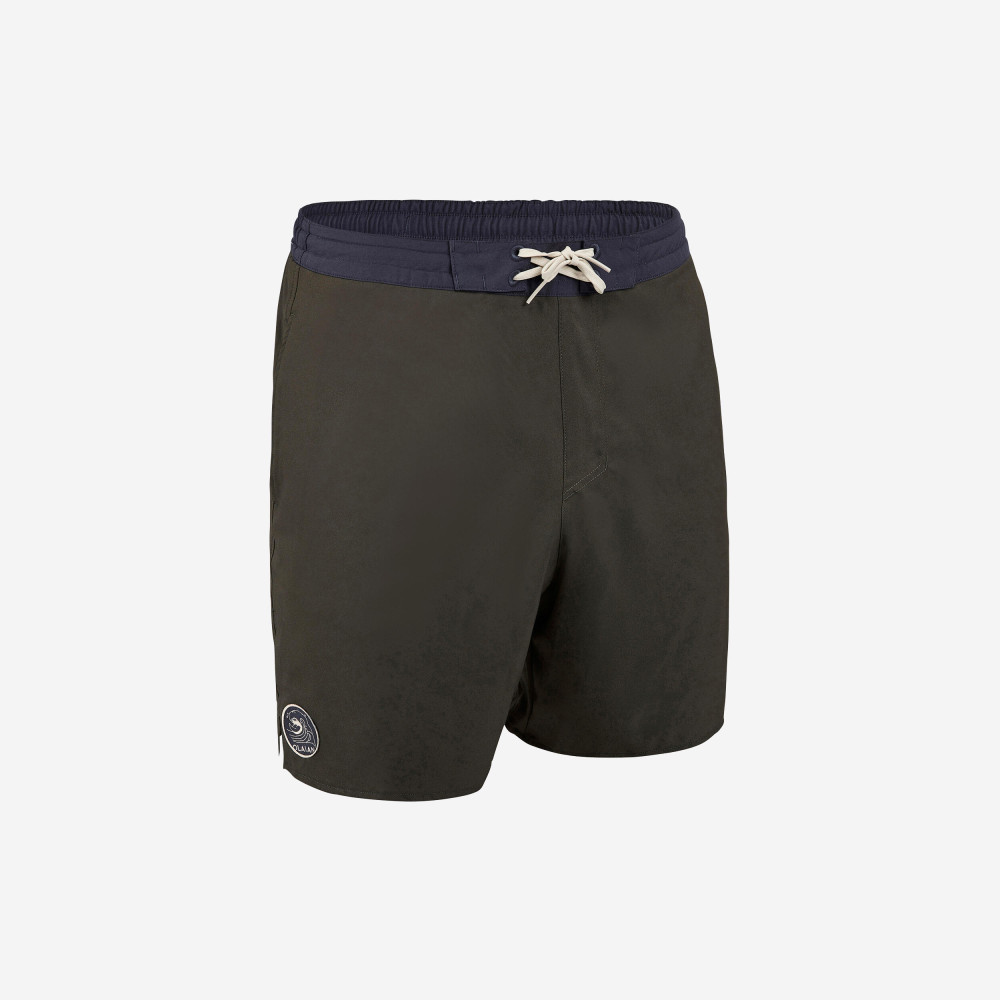 Olaian Sörf Boardshort - Haki - 100 Şort & Kapri (Outdoor) Fiyatı