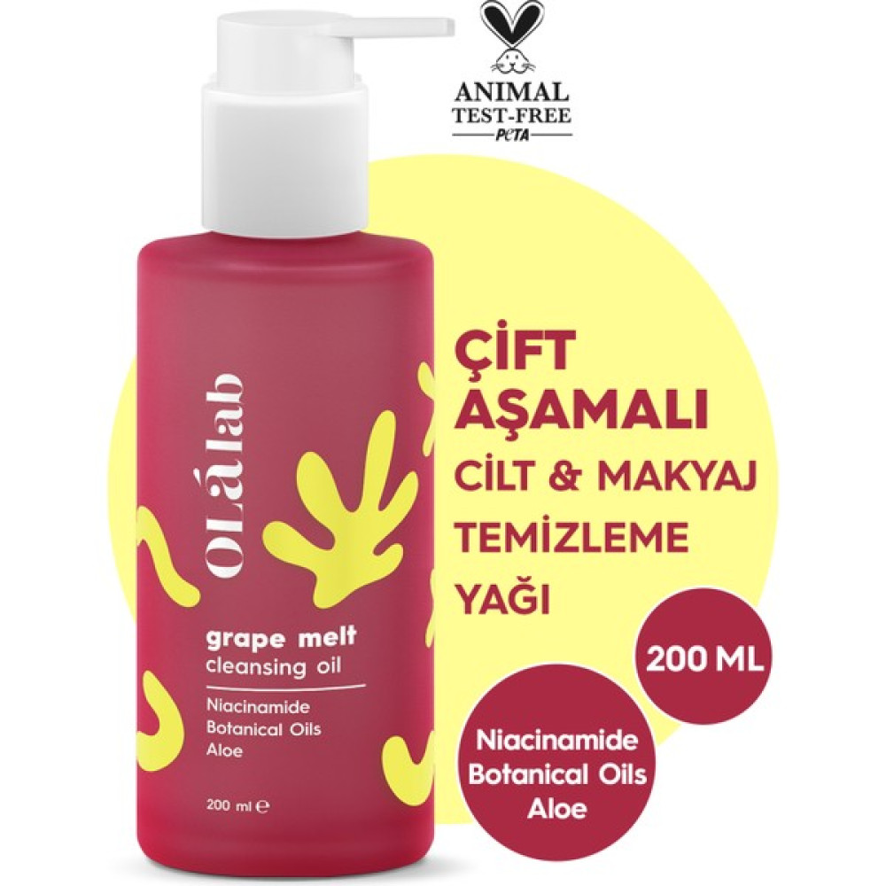 OlaLab Arındırıcı Makyaj Temizleyici Çift Aşamalı Cilt Temizleme Yağı 200 ml Makyaj Temizleyicileri Fiyatı