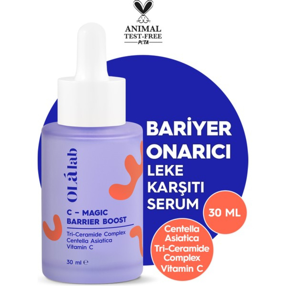 Olalab Aydınlatıcı Bariyer Onarıcı Nemlendirici Ceramide & Vitamin C & Cica Serum 30 ml Leke Kremi Fiyatı