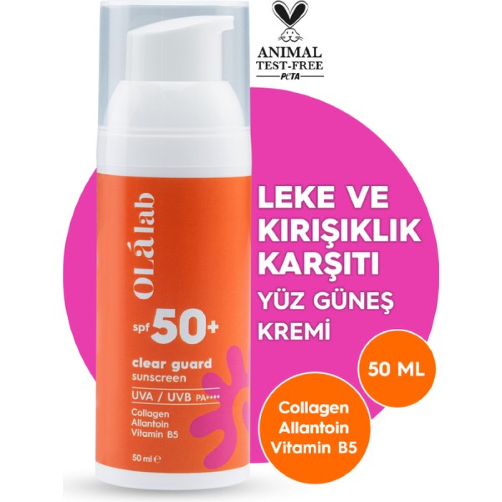 Olalab Spf 50 Leke Karşıtı ve Antioksidan Destekli Yüz Güneş Kremi 50 ml Güneş Kremleri ve Losyonları Fiyatı