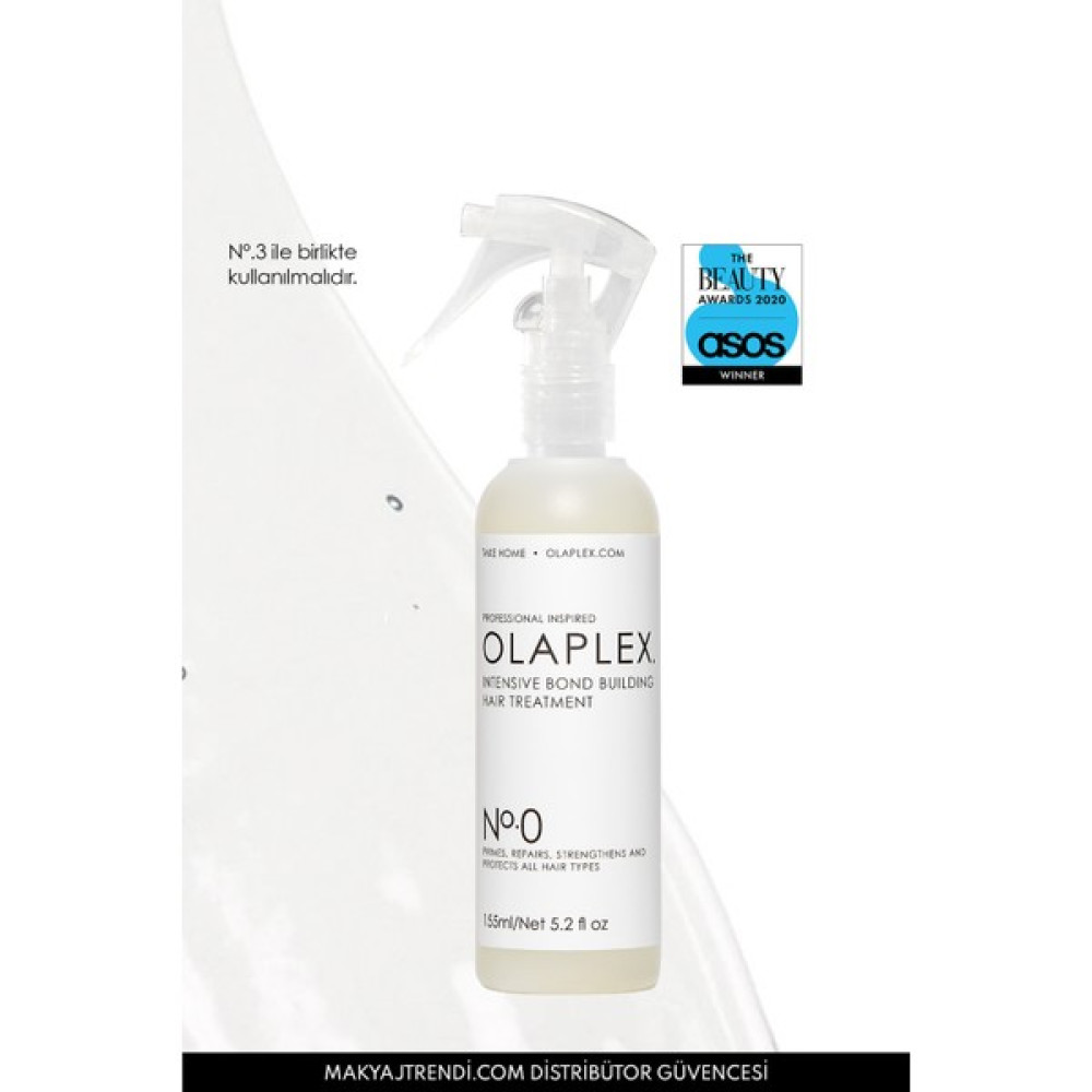 OLAPLEX Nº.0 Intensive Bond Buildig Treatment - Bağ Yapılandırıcı Yoğun Saç Bakım Spreyi Saç Bakım Maskeleri & Serumlar & Spreyler Fiyatı