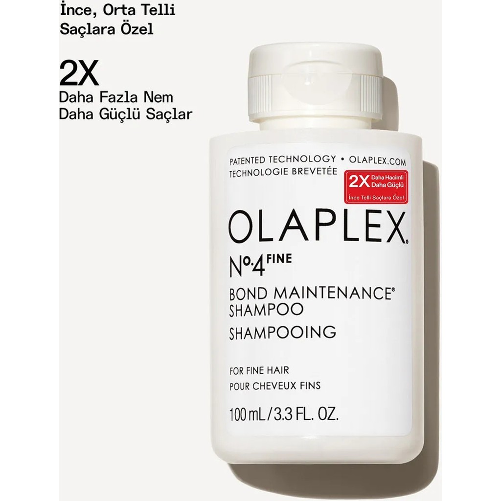 OLAPLEX No.4 Fine Bond Maintenance Shampoo - Ince Telli Saçlar Için Bakım Şampuanı - 100 ml Şampuan ve Saç Kremi Fiyatı