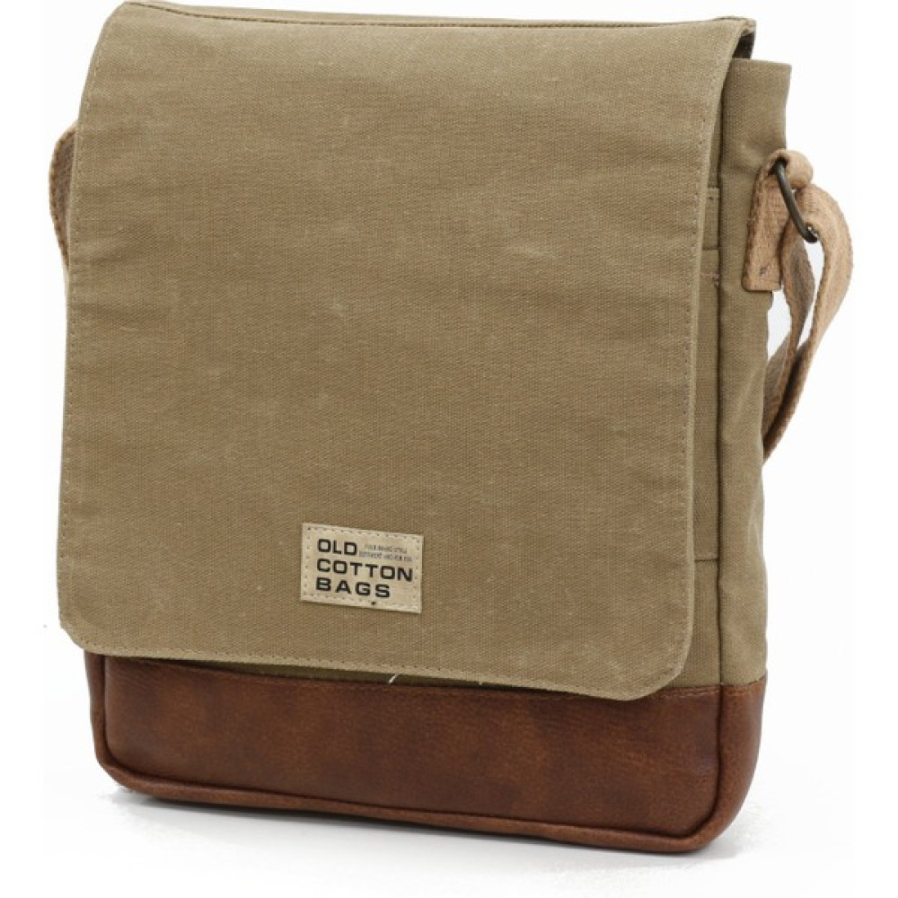 Old Cotton Cargo 7112 Western Kahverengi Suya Dayanıklı Mumlu Kanvas Postacı Okul Çapraz Askılı Omuz Vintage Laptop Çantası Erkek Postacı Çanta Fiyatı