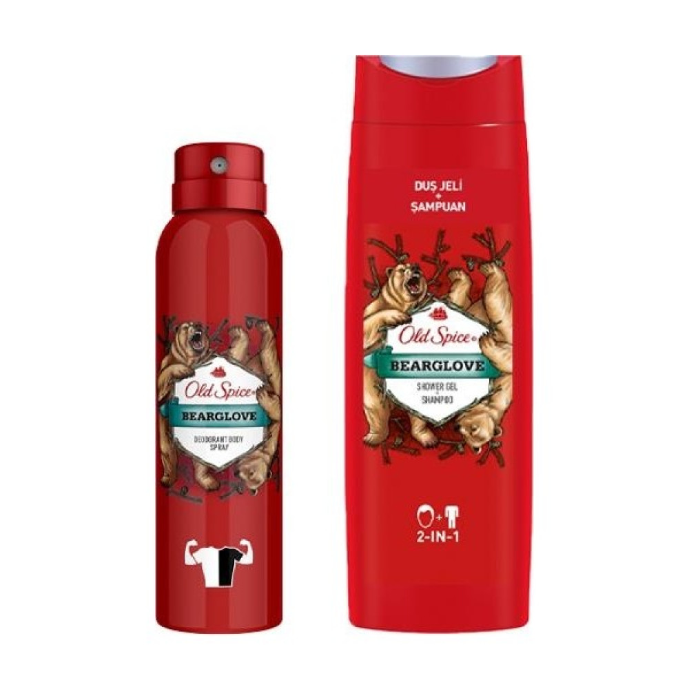 Old Spice Bearglove 2'li Set Deodorat + Duş Jeli Şampuan ve Saç Kremi Fiyatı