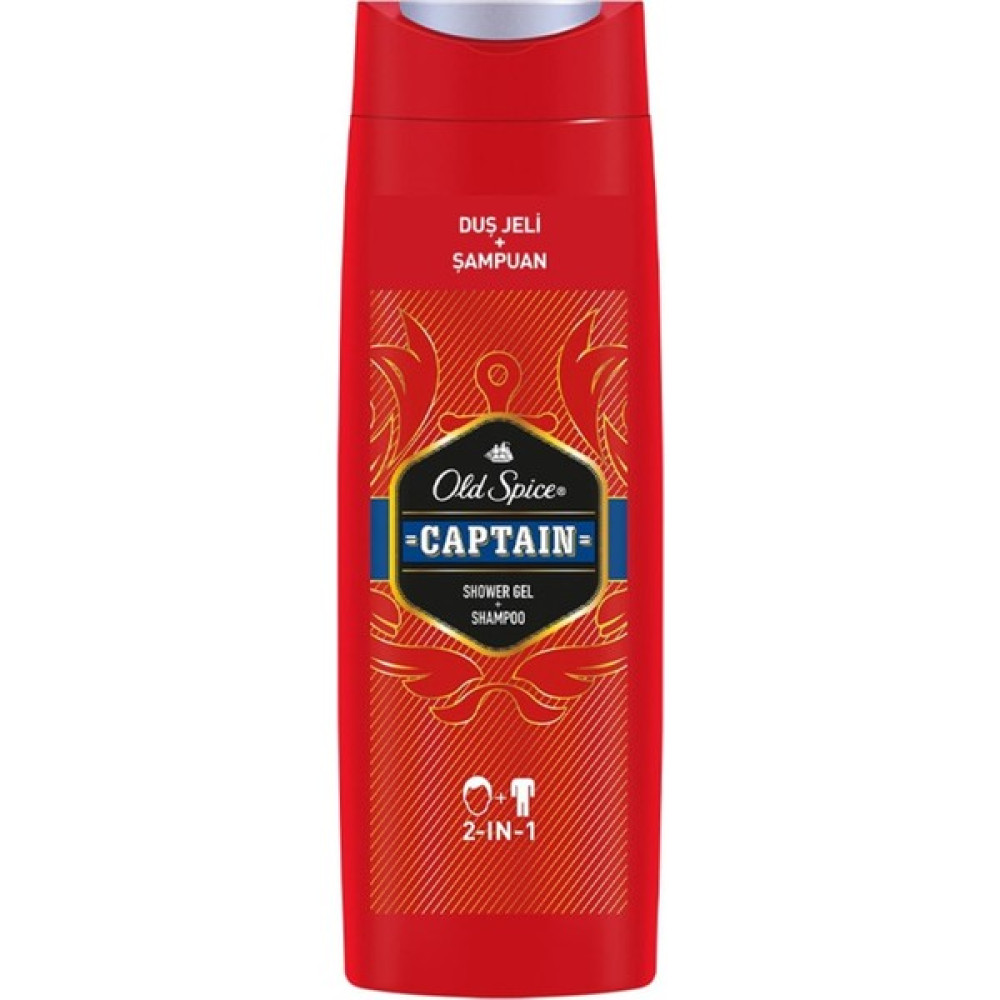 Old Spice Captain Erkek Duş Jeli & Şampuan 400 ml - 1 Şampuan ve Saç Kremi Fiyatı