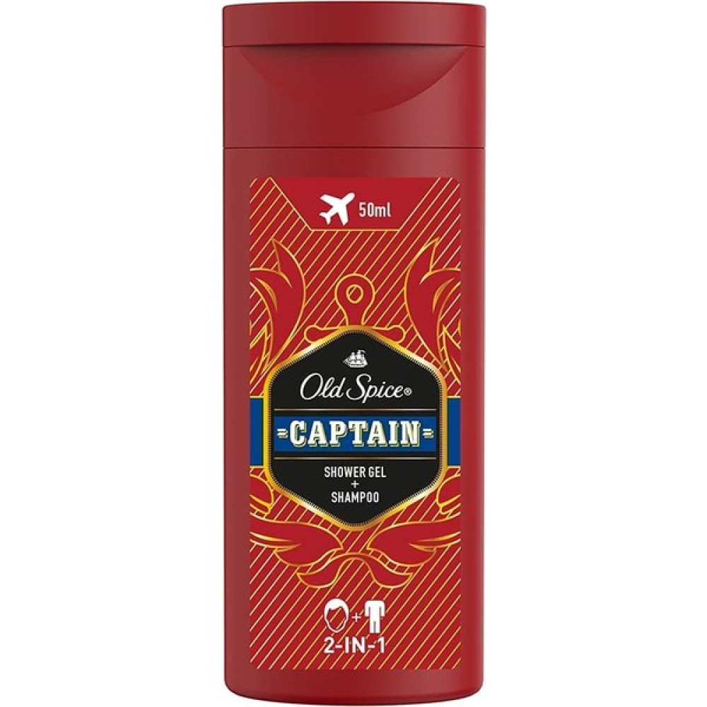 Old Spice Captain Erkek Için Duş Jeli ve Şampuan 50 ml Duş Jelleri ve Banyo Köpükleri Fiyatı