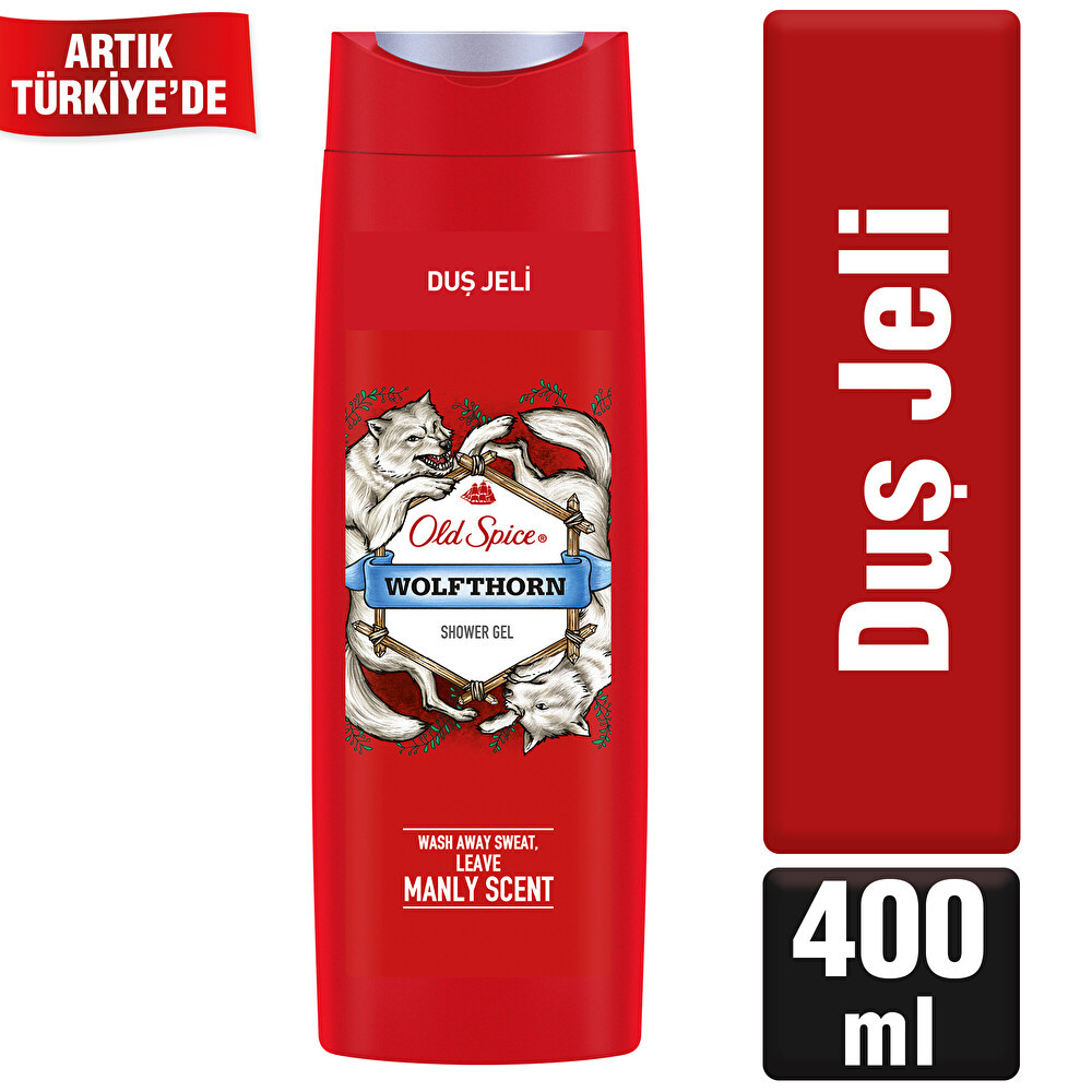 Old Spice Duş Jeli Wolfthorn 400 ml Duş Jelleri ve Banyo Köpükleri Fiyatı