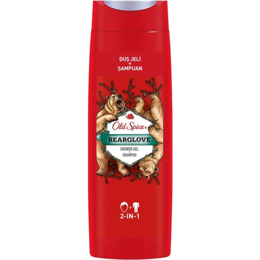 Old Spice Duş Jeli&Şampuan Bearglove 400 Ml - 100 ml Duş Jelleri ve Banyo Köpükleri Fiyatı