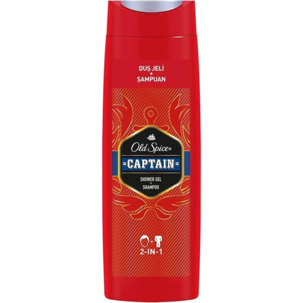 Old Spice Duş Jeli&şampuan Captain 400 ml - 1 Şampuan ve Saç Kremi Fiyatı