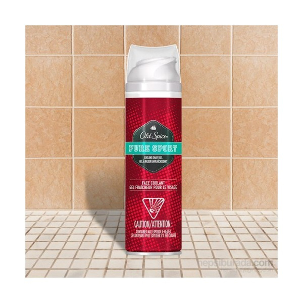 Old Spice Pure Sport Cooling Shave Gel Traş Jeli 198 Gr. Tıraş Jelleri / Köpükleri / Kremleri Fiyatı