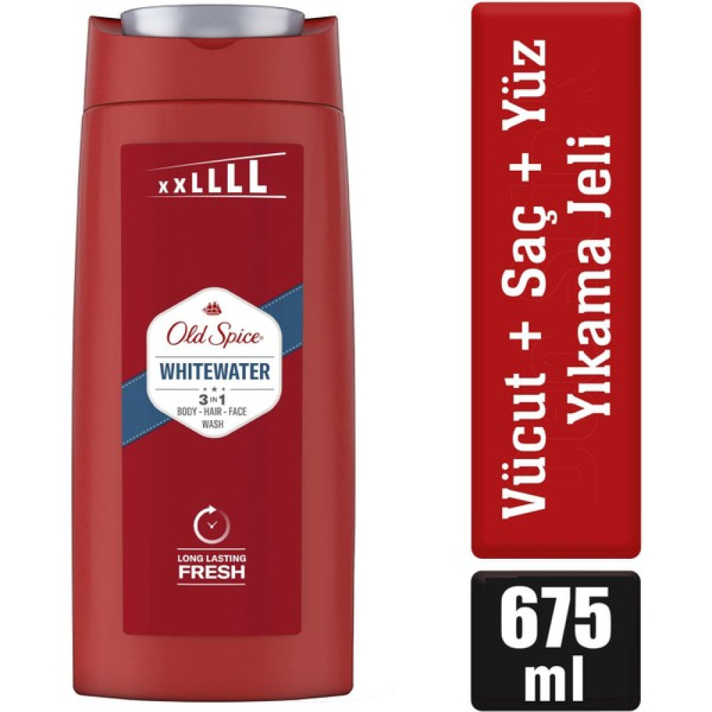 Old Spice Whitewater Erkek İçin Duş Jeli ve Şampuan 675 ml Şampuan ve Saç Kremi Fiyatı