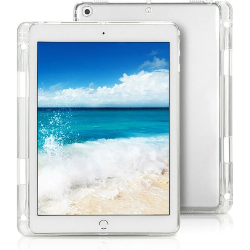 Oled Garaj Apple iPad 10.2 2021 (9.nesil) Kalemli Tablet Silikon - Renksiz Tablet Kılıfı Fiyatı