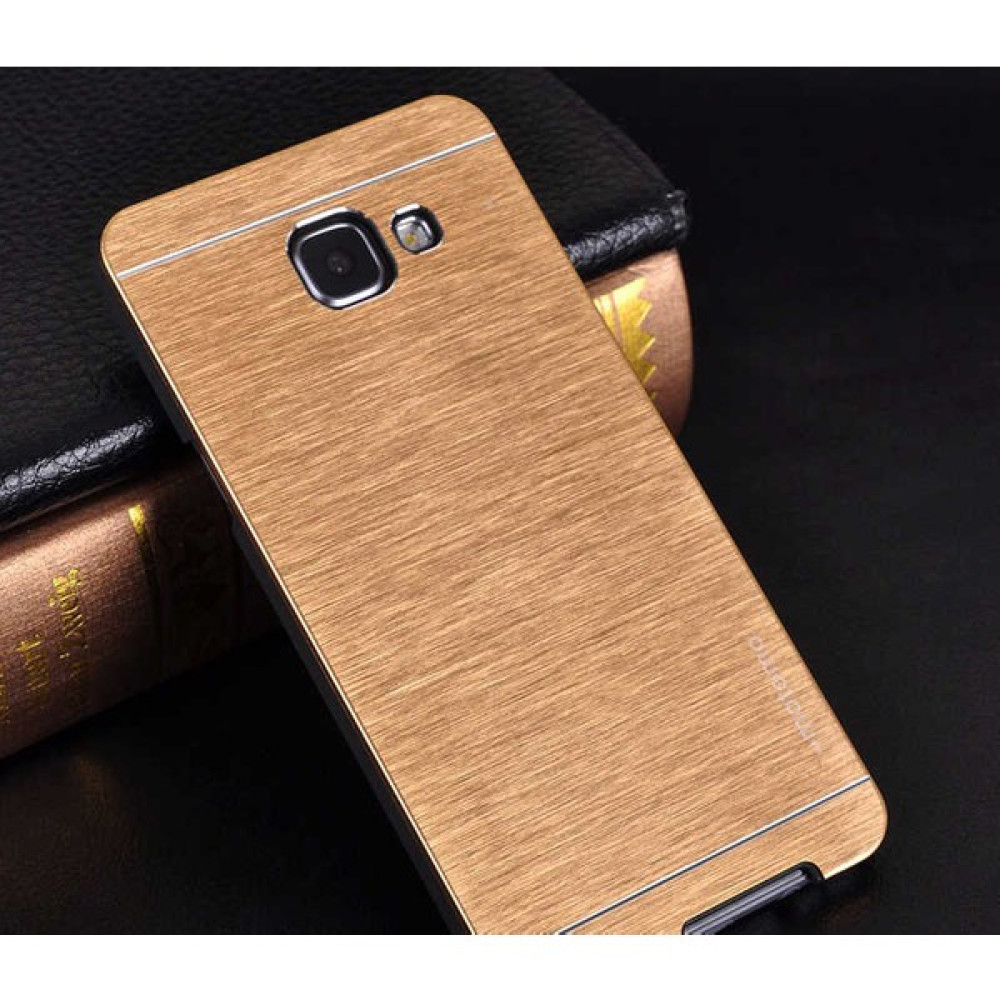 Oled Garaj Galaxy A5 2016 Kılıf New Motomo Kapak - Gold Cep Telefonu Kılıfı Fiyatı