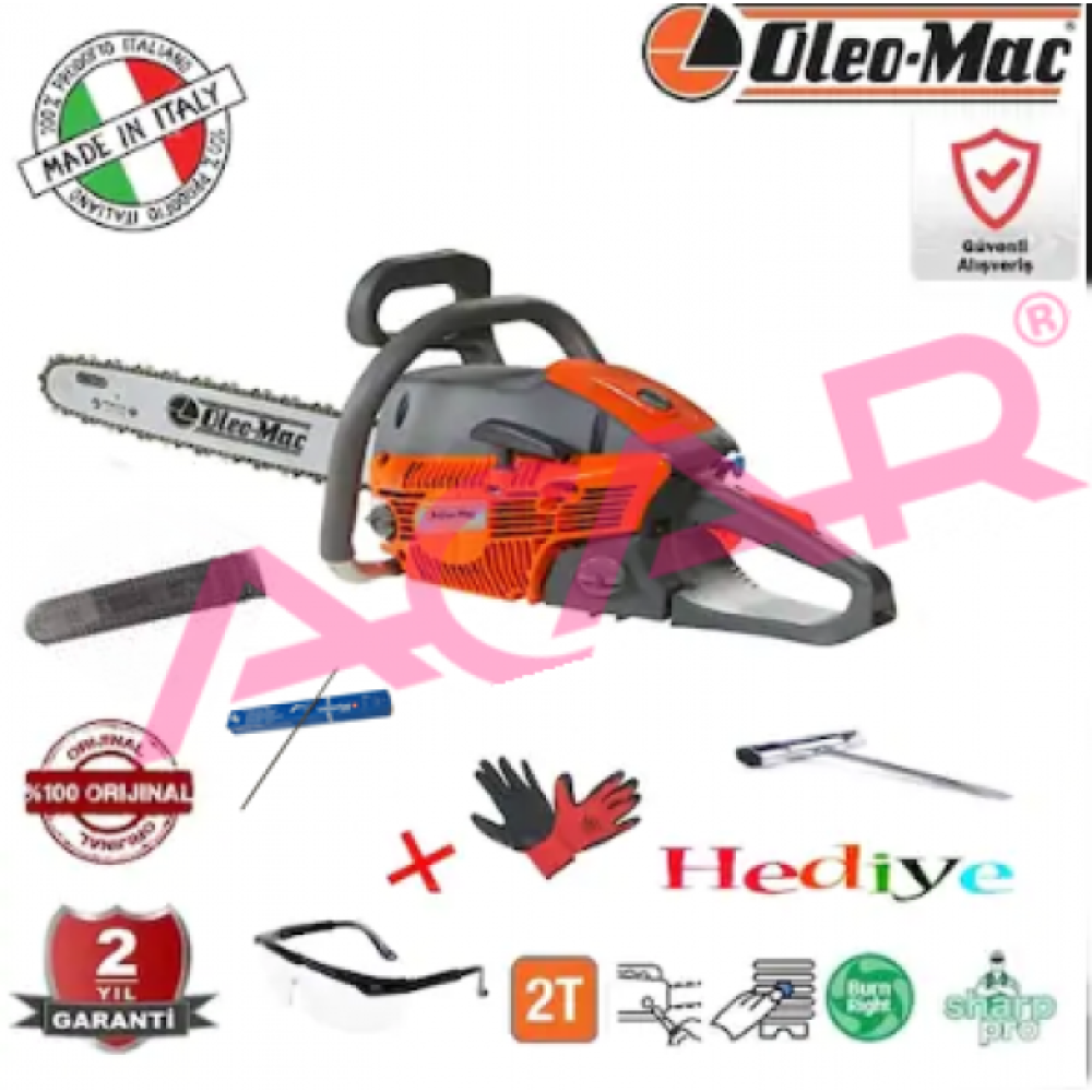 Oleomac - Gsh 51 Motorlu Testere-36 Dıs 3Hp Dal Budama Makineleri Fiyatı