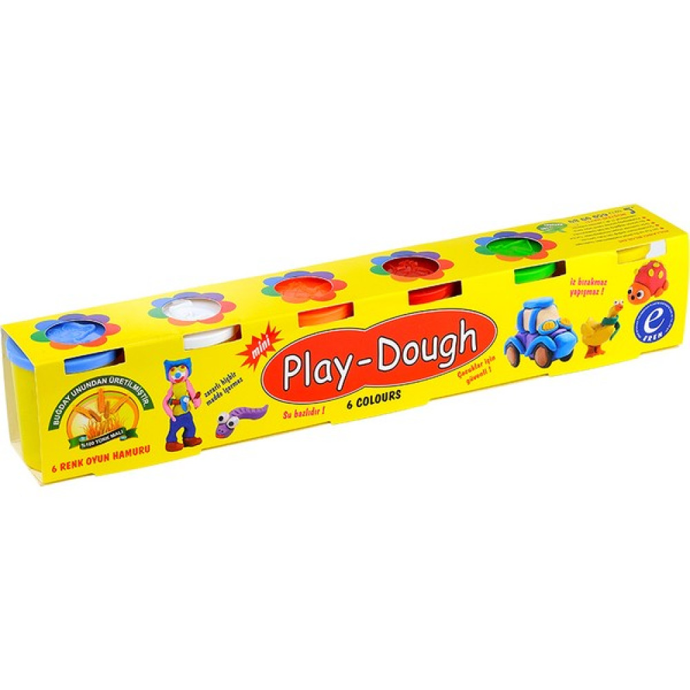 Olgun Home 6 Renkli Oyun Hamuru - Beyaz Oyun Hamuru & Kil Fiyatı