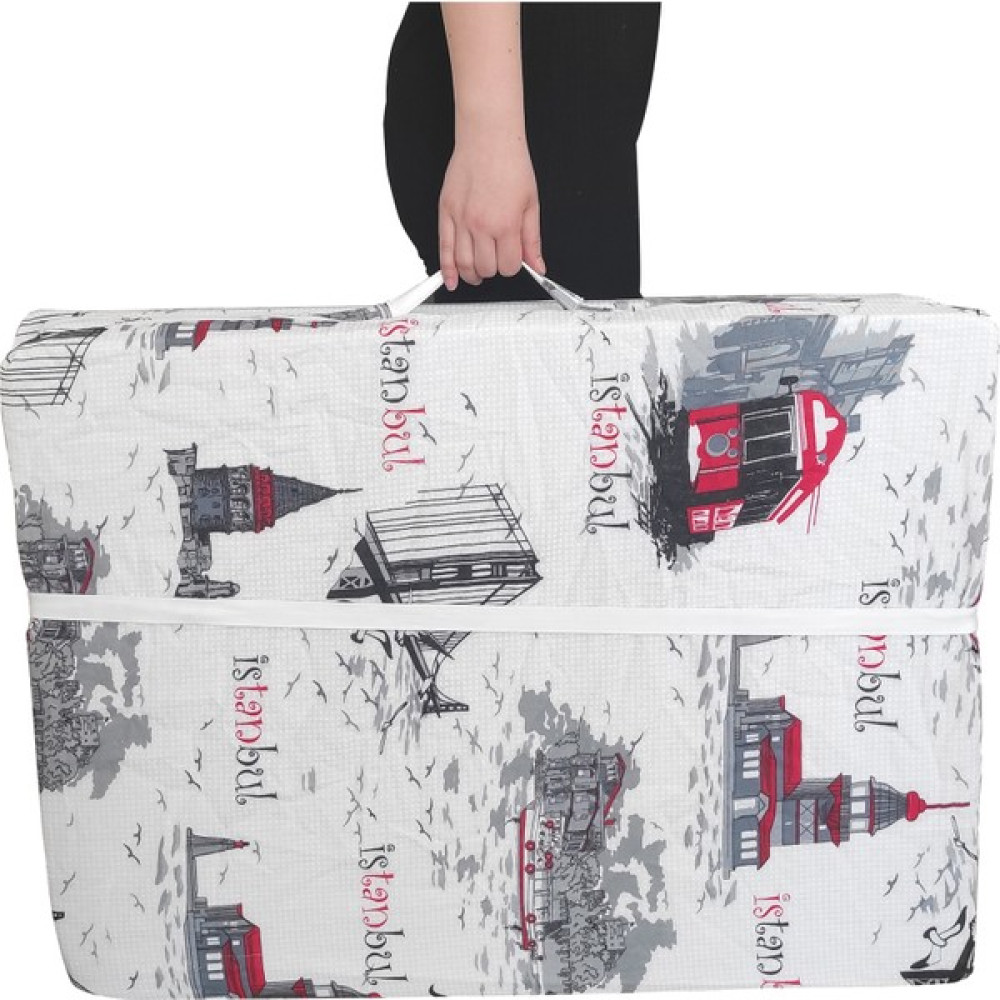 Olgun Home Katlanır Minder Kamp Minderi Yer Minderi Süngerli Minder Tek Kişilik 80 x 180 cm Istanbul Desen - 80 x 180 x 6 cm Yatak Fiyatı