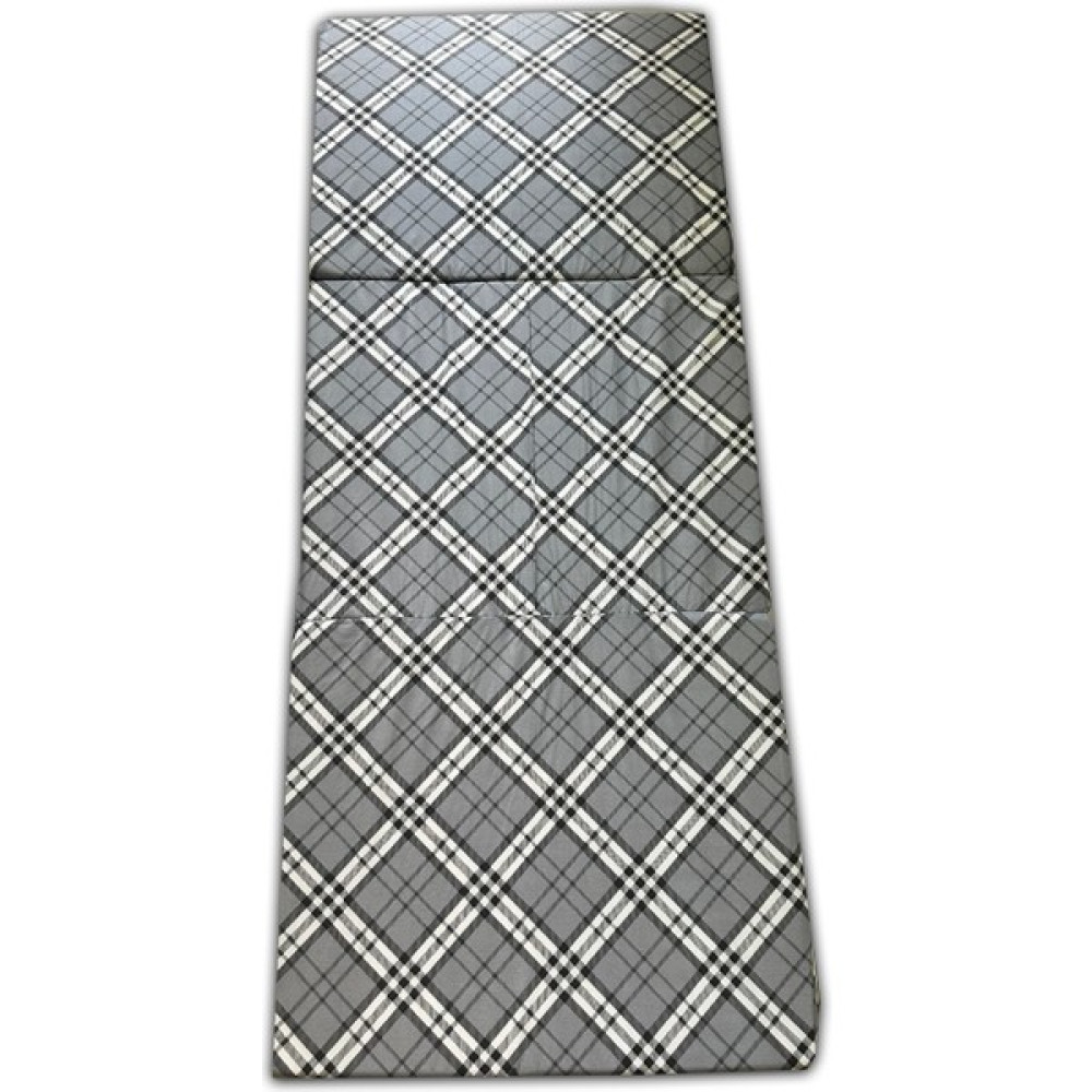Olgun Home Katlanır Süngerli Minder 70 x 180 x 6 cm GRİ Ekose Minder Fermuarlı Yatak Fiyatı