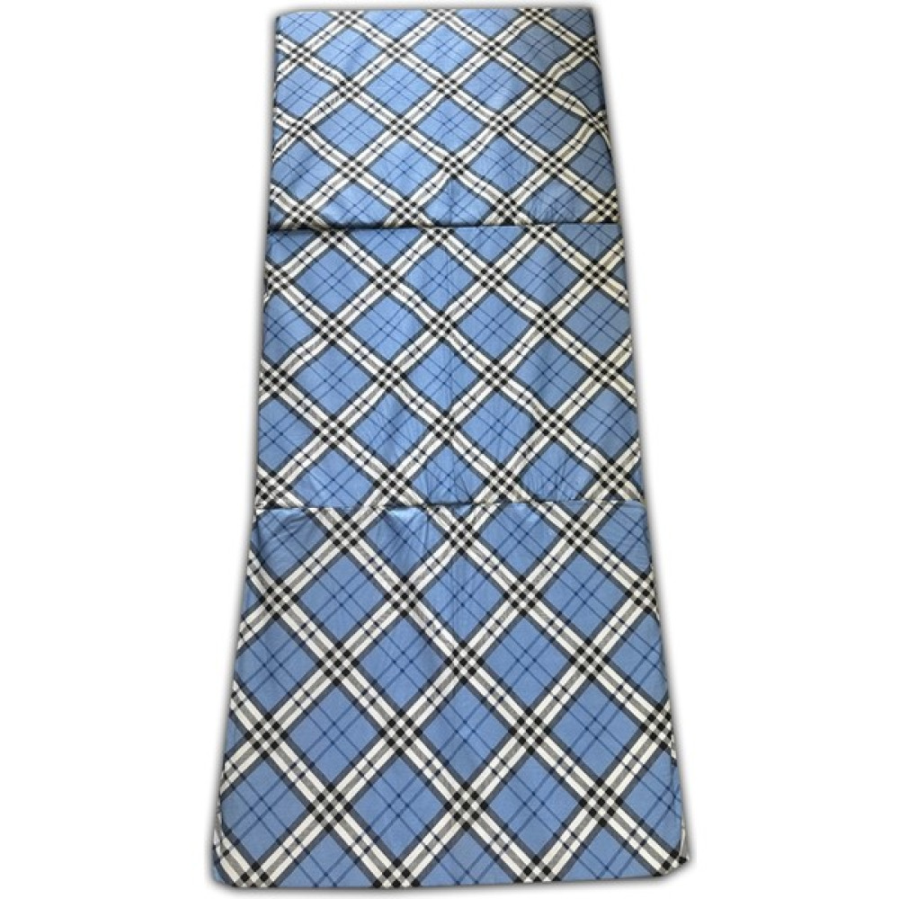 Olgun Home Katlanır Yer Minderi ve Tek Kişilik Süngerli Katlanır Minder 70 x 180 cm 6 cm - Mavi Ekose - 70 x 180 x 6 cm Yatak Fiyatı