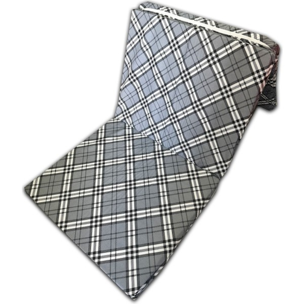 Olgun Home Katlanır Yer Yatağı Ve Tek Kişilik Sünger Katlanır Minder Yatak 70x180 Cm 6 Cm Gri Ekose - 70 x 180 cm Yatak Fiyatı