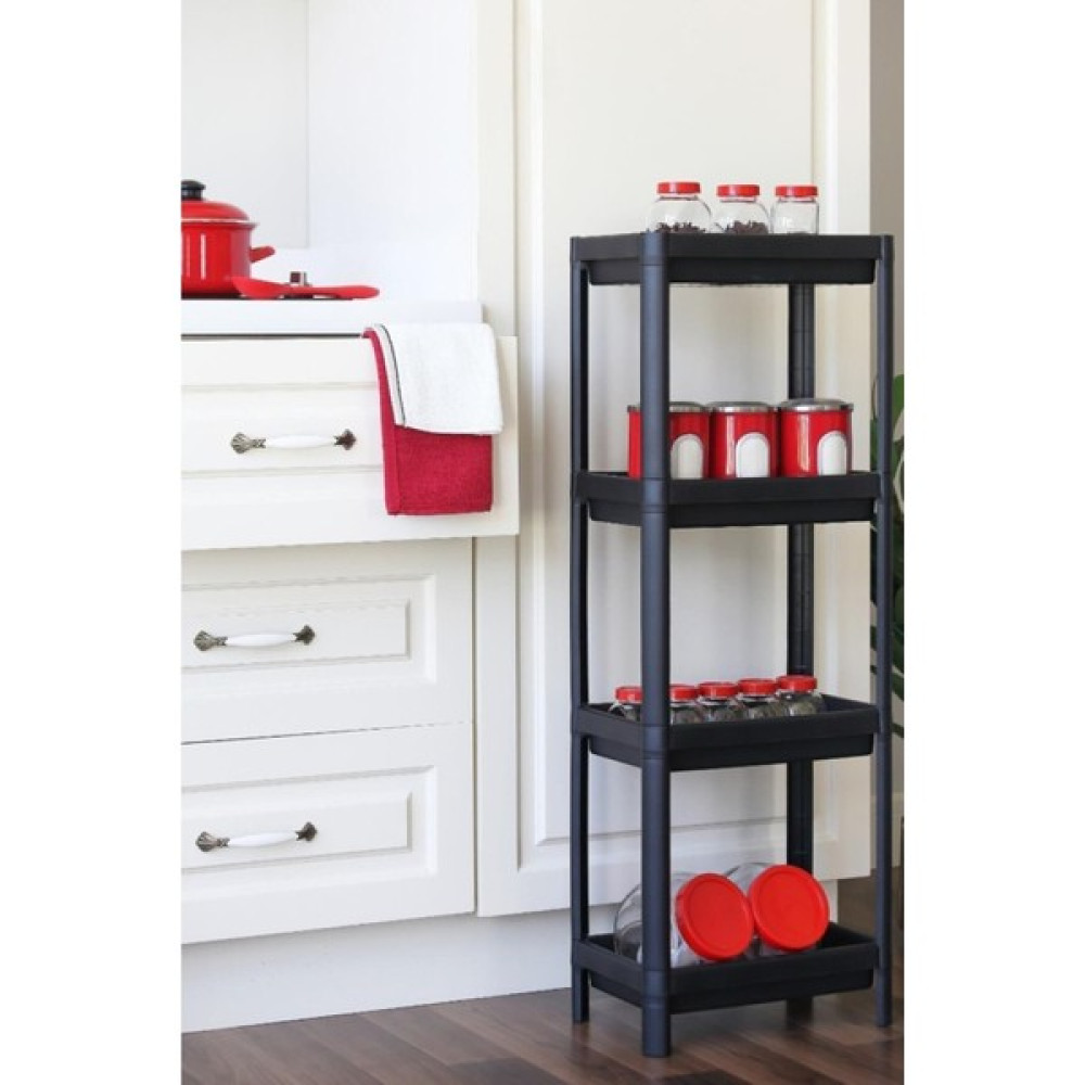 Olgun Home Pratik Çok Amaçlı Düzenleyici Kullanışlı 4 Katlı Plastik Raf Ünitesi Kolay Kurulum Gardrop & Dolap Fiyatı
