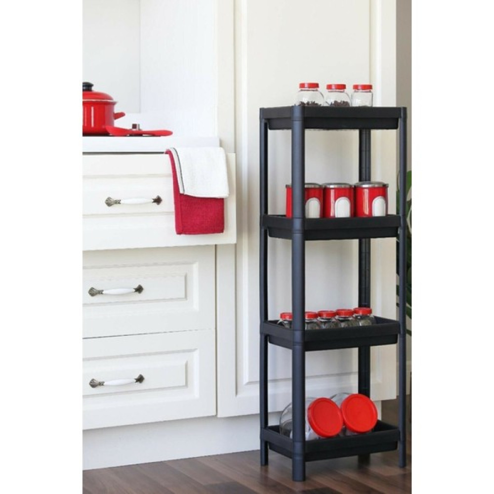 Olgun Home Pratik Çok Amaçlı Kullanışlı 4 Katlı Plastik Raf Ünitesi Duvar Rafı Fiyatı